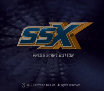 SSX screen shot title